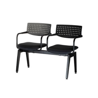 4002 Banca 2 plazas, respaldo de polipropileno