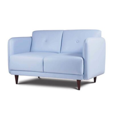 BM S 573 sofá tres plazas tapizado con patas de madera