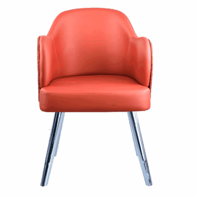 BM 1923 silla ejecutiva tipo concha, base de 4 patas