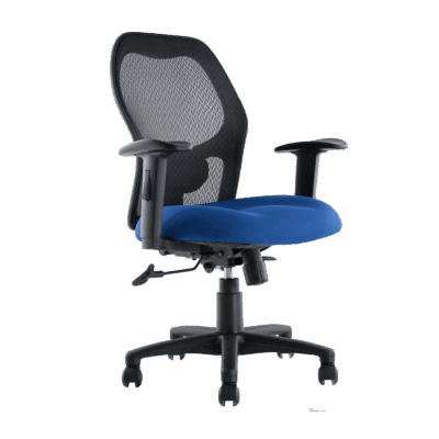 BM 2901 silla operativa alto rendimiento, respaldo alto sin cabecera, brazos ajustables