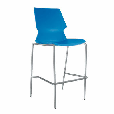BM 865 banco alto para visitante con concha plástica