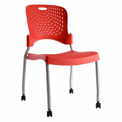 BM 901 M silla de 4 patas con rodajas