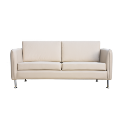 BM S 973 sofá tres plazas tapizado con patas de madera